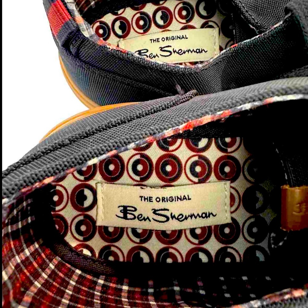Ben Sherman Bristol Lace to Toe Sneakers In Navy Nylon Size 10.5 - Picture 6 of 6
